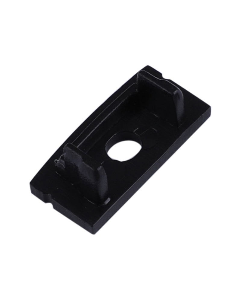 TAPA C/ AGUJ PERFIL ALU. NEGRO 2000*17.1*8.5mm